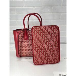 Michael Kors satchel kali medium ipad case tote shoulder bag chili pale gold